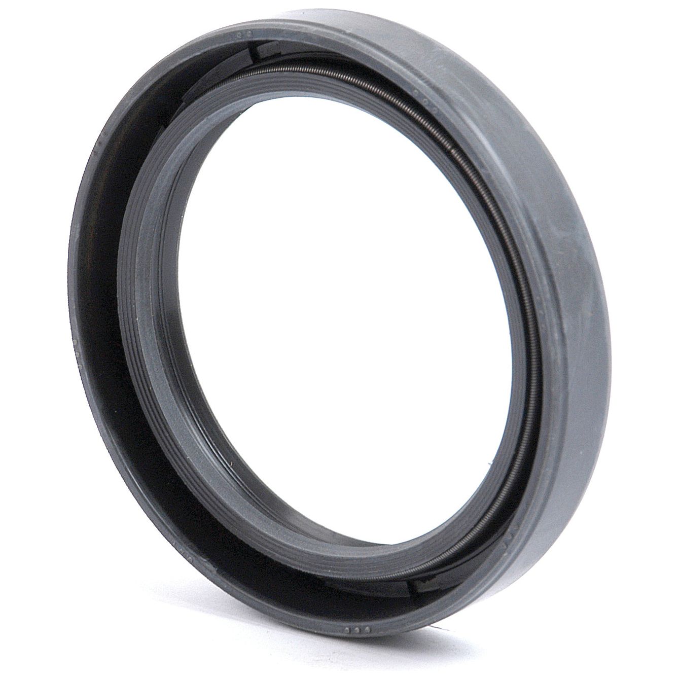 The Sparex Metric Rotary Shaft Seal (Sparex Part No. S.50373), measuring 50 x 65 x 10mm, is a circular black rubber seal with a metal spring inside, designed with a double lip to secure and prevent leakage in mechanical or automotive components.