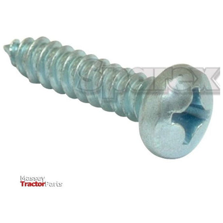 A close-up image of a metal Pozidrive screw. Text in the image includes "Sparex" and "Massey Tractor Parts". The product is identified as the Metric Self Tapping Pozidrive Screw, M2.9x19mm (DIN 7981B), Sparex Part No.S.54803.