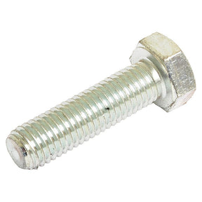 A close-up image of a zinc plated Metric Setscrew, M14x50mm (DIN 933) with visible threading and a hexagonal head, showcasing its Sparex branding (Sparex Part No. S.19315) against a white background.