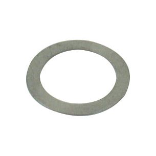 The Sparex Metric Shim Washer, adhering to DIN 988 standards, is a circular metal washer with a smooth surface that features a central hole with an ID of 60mm and an OD of 75mm (Sparex Part No. S.19134).