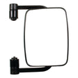 Introducing the Mirror Arm Assembly, RH & LH (Sparex Part No. S.71067) by Sparex: This rectangular side view mirror features a sleek black frame and an adjustable arm that mounts securely at both the top and bottom, boasting an 18mm arm diameter for enhanced stability. Designed to fit both right-hand and left-hand applications, it aligns perfectly with Sparex standards.