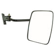 A Mirror Arm Assembly, RH (Sparex Part No. S.71069) featuring a rectangular side-view mirror with a black frame and an 18mm adjustable arm, mounted on a black bracket by Sparex.