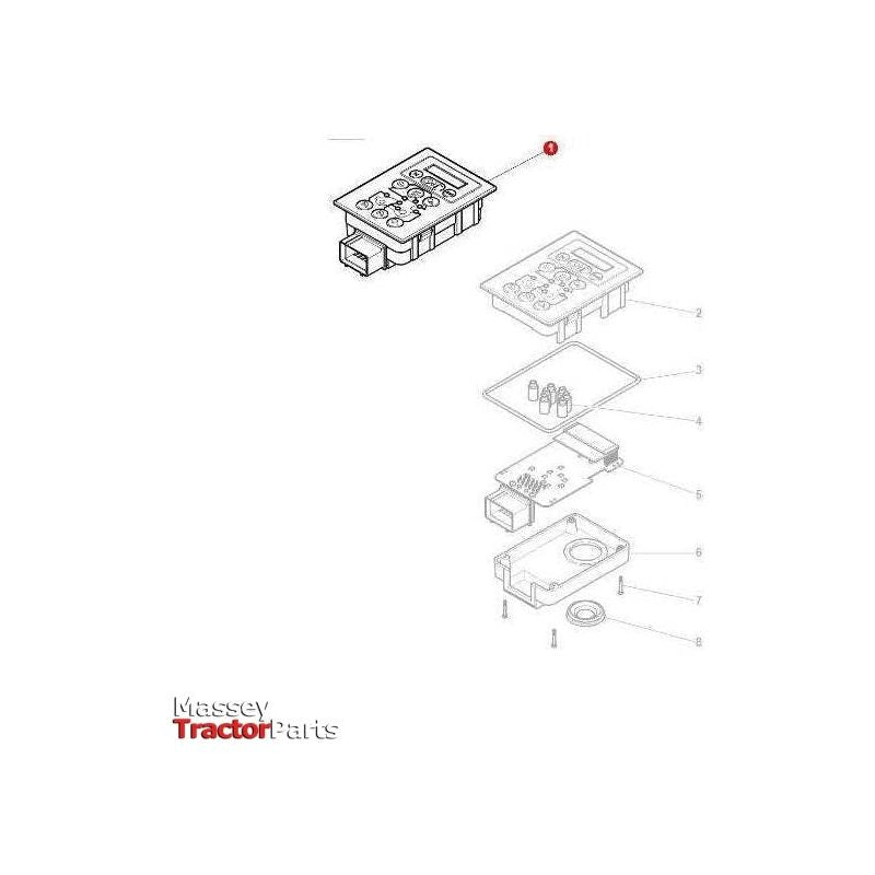 Massey Ferguson Module - 4282981M2 | OEM | Massey Ferguson parts | Light Switches-Massey Ferguson-Control Boxes,Engine Electrics and Instruments,Farming Parts,Lighting & Electrical Accessories,Tractor Parts