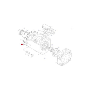 Fendt Moulded Seal - 816940010010 | OEM | Fendt parts | Hydraulic Pumps & Motors-Fendt-