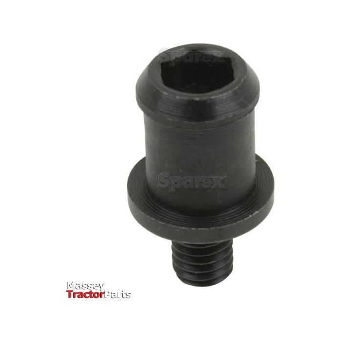 A black, cylindrical mounting screw with a hexagonal socket head and threaded end, branded "Sparex," designed to fit perfectly with John Deere equipment, labeled as Sparex Part No.S.60543.