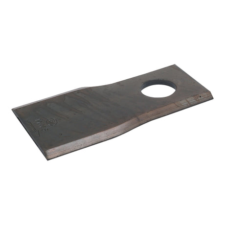 Mower Blade - Bottom Edge Sharp & Parallel -  118 x 48x4mm - Hole⌀19mm  - LH -  Replacement for Fella
 - S.115247 - Massey Tractor Parts