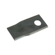 Mower Blade - Twisted blade, bottom edge sharp & parallel -  100 x 48x3mm - Hole⌀19mm  - RH -  Replacement for Claas, Pottinger
 - S.78169 - Massey Tractor Parts