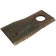 Mower Blade - Twisted blade, top edge sharp -  105 x 47x4mm - Hole⌀20.5mm  - LH -  Replacement for Kuhn
 - S.79520 - Massey Tractor Parts