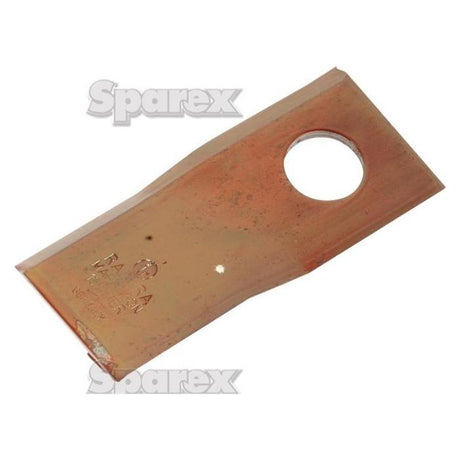 Mower Blade - Twisted blade, top edge sharp & parallel -  105 x 48x4mm - Hole⌀21mm  - RH -  Replacement for Marangon, Agram
 - S.105678 - Massey Tractor Parts