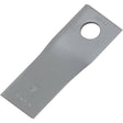Mower Blade - Twisted blade, top edge sharp & parallel -  120 x 48x4mm - Hole⌀18.5mm  - RH & LH -  Replacement for Vicon
 - S.27635 - Massey Tractor Parts