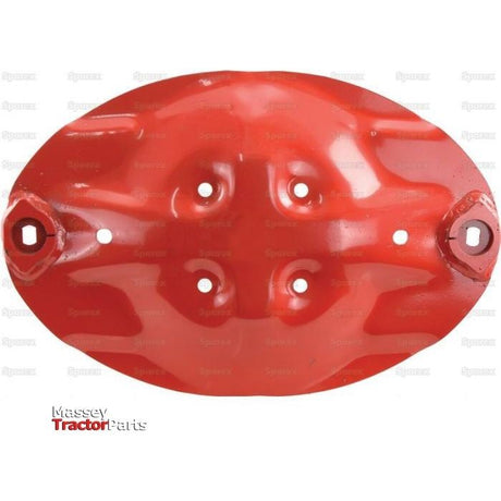 Mower cutting disc - Length: 480mm, Depth: 55mm, Hole centres: 95 & 435mm, Replacement for Kuhn.
 - S.132566 - Farming Parts