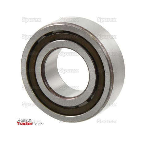 A cylindrical roller bearing with a dark inner ring and silver outer casing, displayed against a white background with the text "Sparex" repeatedly watermarked over the image. Identified as NTN SNR Cylindrical Roller Bearing (NJ215ET2X) - S.159326, this precision component stands out in its clarity and design.