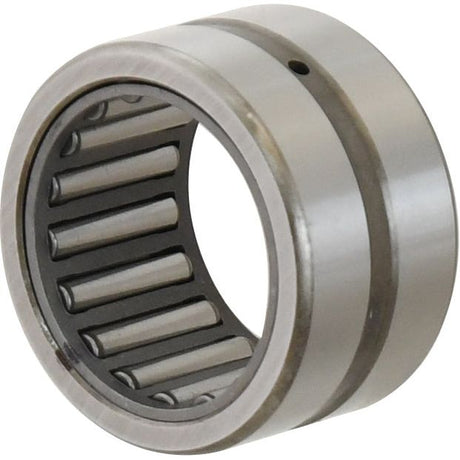 The Sparex Needle Bearing (202816) | Sparex Part No.S.40515, a cylindrical roller bearing with visible inner rollers, is designed to reduce friction in mechanical systems and is often found in Massey Ferguson equipment.