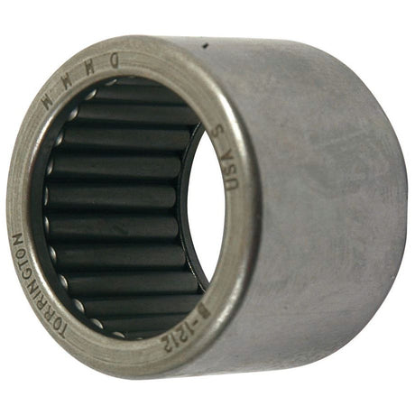 The Sparex Needle Bearing (SCE1212), with Sparex Part No. S.41596, features a metal outer casing and internal cylindrical rollers. It is commonly used in Massey Ferguson and Landini machinery, and includes markings such as "TORRINGTON," "USA," and "B-1212.