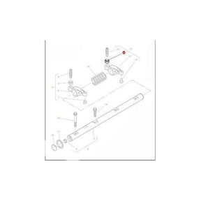 Nut Rocker Arm - 376123X1 - Massey Tractor Parts