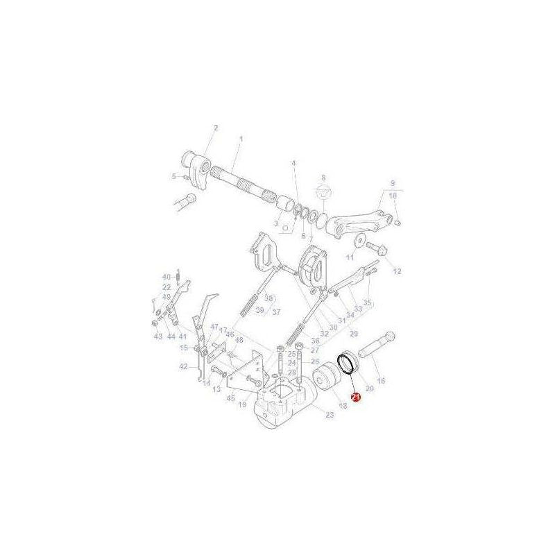 Massey Ferguson ORing Lift Piston - 3761473M1 | OEM | Massey Ferguson parts | Linkage-Massey Ferguson-Farming Parts,Hydraulic Cylinders & Rams,Hydraulic Ram Parts,Hydraulics,Piston Rings,Tractor Hydraulic,Tractor Parts