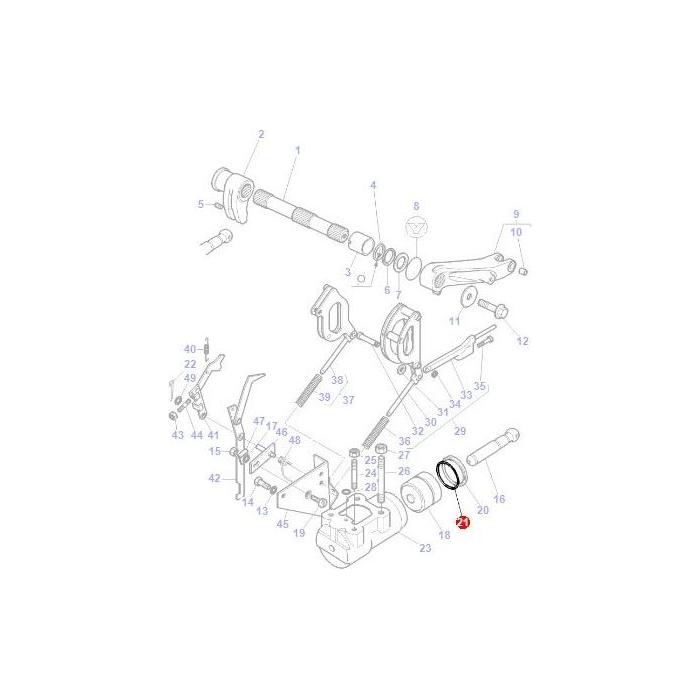 ORing Lift Piston - 3761473M1 - Massey Tractor Parts