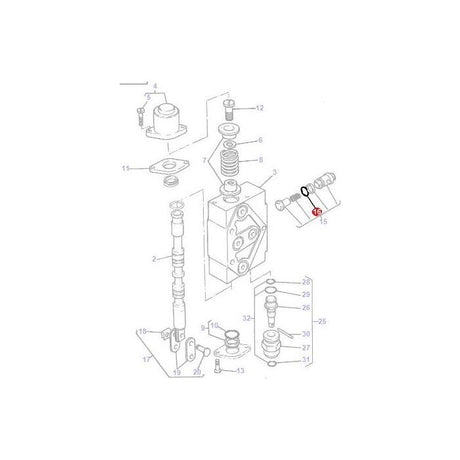 ORing Poppet Valve - 70923841 - Massey Tractor Parts