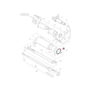 ORing Quadrant Support - 364281X1 - Massey Tractor Parts