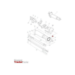 ORing Quadrant Support - 70923578-Massey Ferguson-Combine,Farming Parts,Harvesting & Cutting,Hydraulic Couplings,Hydraulics,Machinery Parts,Miscellaneous,On Sale,Tractor Parts