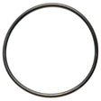 A close-up of a circular black O-ring, specifically the Sparex O Ring 1/8'' x 3 1/8'' (BS235) with 70 Shore hardness, made from durable nitrile rubber, against a plain white background.