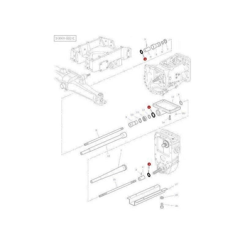 Massey Ferguson O Ring - 3000440X1 | OEM | Massey Ferguson parts | Axles & Power Transmission-Massey Ferguson-4WD Parts,Axles & Power Train,Engine & Filters,Farming Parts,Front Axle & Steering,O Rings,O Rings & Accessories,Seals,Tractor Parts