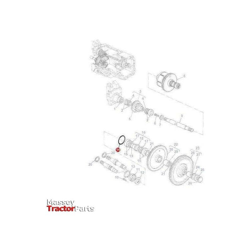 Massey Ferguson O Ring - 359107X1 | OEM | Massey Ferguson parts | PTO-Massey Ferguson-Axles & Power Train,Engine & Filters,Farming Parts,O Rings,O Rings & Accessories,Seals,Tractor Parts,Tractor PTO,Transmission