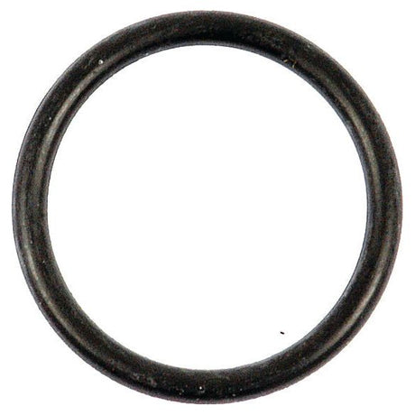 A round, black nitrile rubber O Ring 3/32'' x 15/16'' (BS119) with a shore hardness of 70 (Sparex Part No.S.1925) is seen from above on a white background.