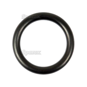 A black circular O-ring against a white background, reminiscent of the high-quality Sparex component, the O'Ring 6.4 x 35.5mm 70 shore (Sparex Part No.S.57855), favored by David Brown enthusiasts.