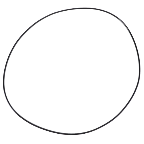 A straightforward, irregular hand-drawn circle with a slim, black outline on a white background, evoking the design schematics of a Massey Ferguson - O Ring Brake Piston - 3617902M3 by AGCO.