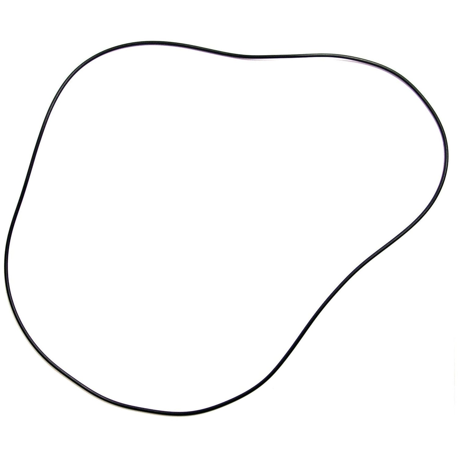 A single, irregularly shaped black rubber band, resembling an O RingBSShore (Sparex Part No. S.42979) by Sparex, is positioned against a white background.