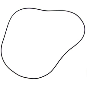 A single, irregularly shaped black rubber band, resembling an O RingBSShore (Sparex Part No. S.42979) by Sparex, is positioned against a white background.