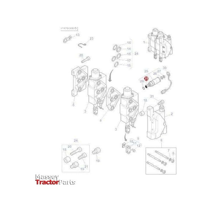 Massey Ferguson O Ring Diameter 19.4x2.1 - 3019398X1 | OEM | Massey Ferguson parts | Tractor Spool Valves-Massey Ferguson-Engine & Filters,Farming Parts,O Rings,O Rings & Accessories,PTO,PTO & Linkage,PTO Guards & Accessories,Seals,Tractor Parts