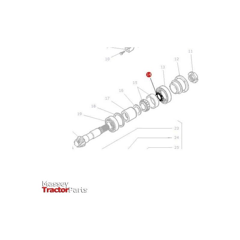 Massey Ferguson O Ring Differential - 366434X1 | OEM | Massey Ferguson parts | Axles & Power Transmission-Massey Ferguson-Auxiliary Drive Kits,Drive Belts & Components,Engine & Filters,Farming Parts,O Rings,O Rings & Accessories,Seals,Tractor Parts