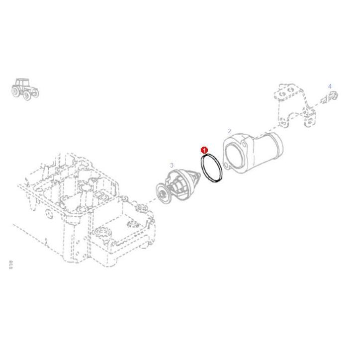 O Ring - F716201050030 - Massey Tractor Parts