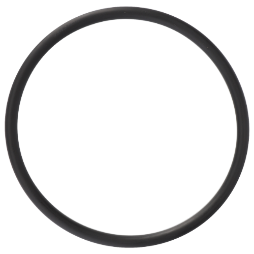 A black rubber Fendt - O Ring - F716201050030 against a white background, epitomizing the precision and durability characteristic of AGCO engineering.