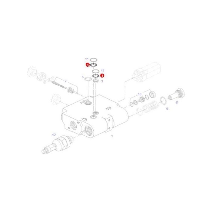 O Ring - F816860100020 - Massey Tractor Parts
