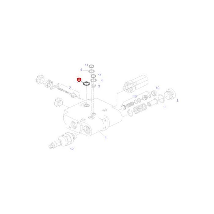 O Ring - F916961022100 - Massey Tractor Parts