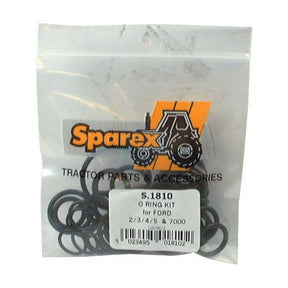 A plastic bag containing a Sparex O'Ring Kit, labeled with product code S.1810 and compatible with Ford tractor models 2/3/4/5 & 7000.