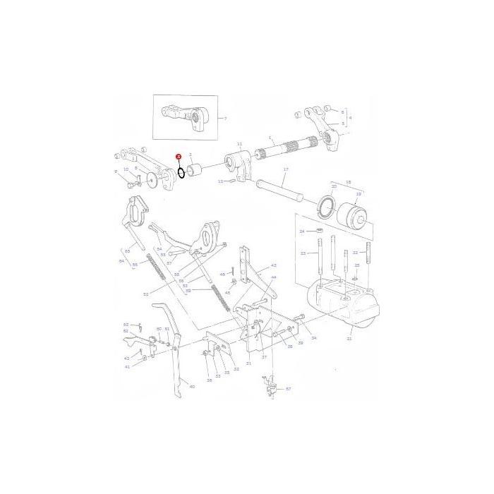 O Ring Lift Arms - 359136X1 - Massey Tractor Parts