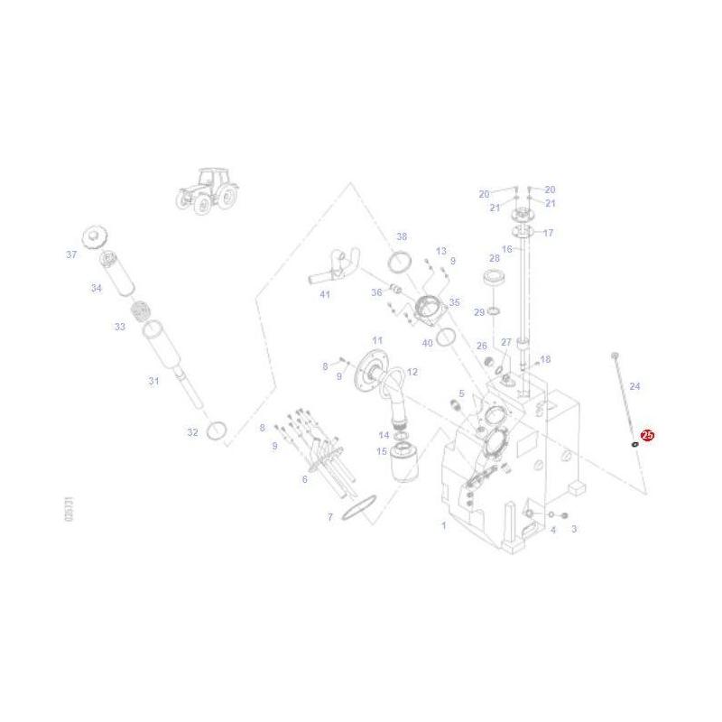 Fendt O Ring Oil Tank - X548857366000 | OEM | Fendt parts | Hydraulics-Fendt-Axles & Power Train,Engine & Filters,Farming Parts,Gears,O Rings,O Rings & Accessories,Seals,Tractor Parts,Transmission