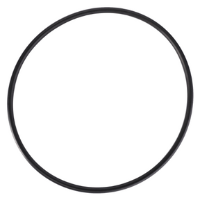 A straightforward black rubber O-ring in a circular shape against a white background, perfect for Massey Ferguson tractor parts from the 2200 Series. This is the AGCO-branded Massey Ferguson - O Ring Pump Mount - 363888X1.