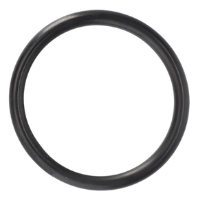 A black AGCO rubber O-ring (Massey Ferguson - O Ring Pump/Thermostat Housing - V614602930), suitable for 8600 Series tractor parts, pictured against a white background.