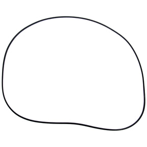 A single, thin black rubber belt with an irregular circular shape on a white background, perfect for use in a Fiat 115-90 — the O Ring by Sparex (Sparex Part No. S.59161).