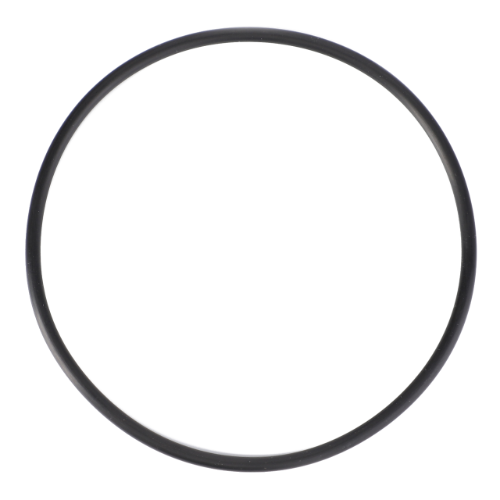 The Massey Ferguson - O Ring Thermostat Housing (4223842M1) by AGCO, an essential black O-ring for Massey Ferguson tractor parts, is showcased on a plain white background.