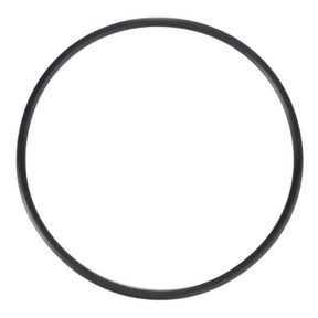 The Massey Ferguson - O Ring Thermostat Housing (4223842M1) by AGCO, an essential black O-ring for Massey Ferguson tractor parts, is showcased on a plain white background.