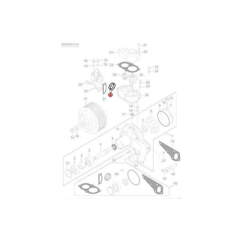Massey Ferguson O Ring Thermostat Housing - V614604958 | OEM | Massey Ferguson parts | Gasket-Massey Ferguson-Cooling Parts,Engine & Filters,Farming Parts,O Rings,O Rings & Accessories,Seals,Thermostat Housing,Thermostats,Tractor Parts,Water Pump Seals,Water Pumps & Repair Kits
