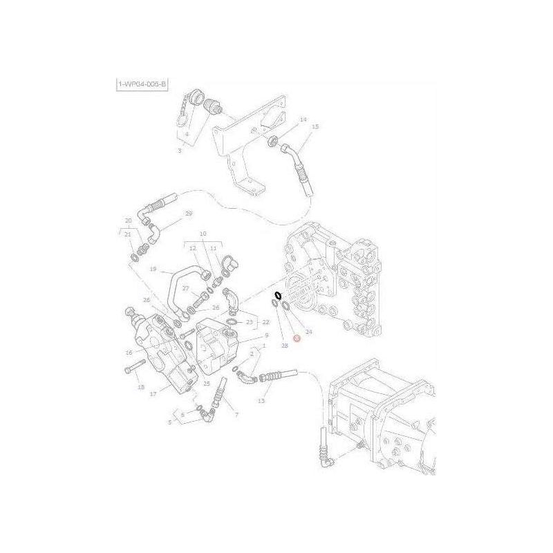 Massey Ferguson O Ring Trailer Brake Valve - 3004939X1 | OEM | Massey Ferguson parts | Hydraulic Pumps-Massey Ferguson-Engine & Filters,Farming Parts,O Rings,O Rings & Accessories,Seals,Towing & Fasteners,Tractor Parts,Trailer Parts
