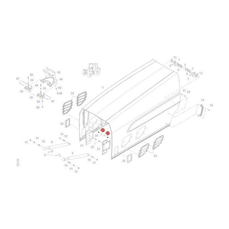 Fendt O Ring - X548803666000 | OEM | Fendt parts | Bonnets-Fendt-Control Boxes,Engine & Filters,Engine Electrics and Instruments,Farming Parts,Lighting & Electrical Accessories,O Rings,O Rings & Accessories,Seals,Tractor Parts