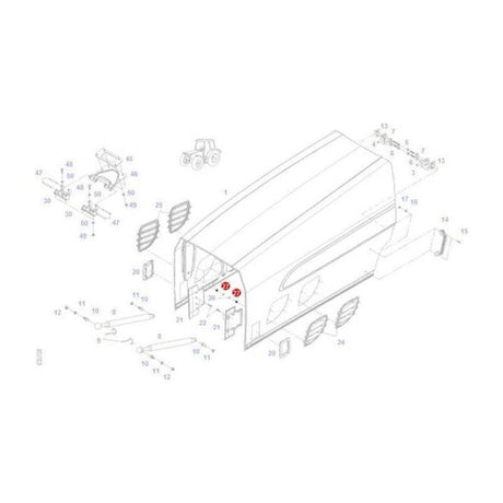 Fendt O Ring - X548803666000 | OEM | Fendt parts | Bonnets-Fendt-Control Boxes,Engine & Filters,Engine Electrics and Instruments,Farming Parts,Lighting & Electrical Accessories,O Rings,O Rings & Accessories,Seals,Tractor Parts